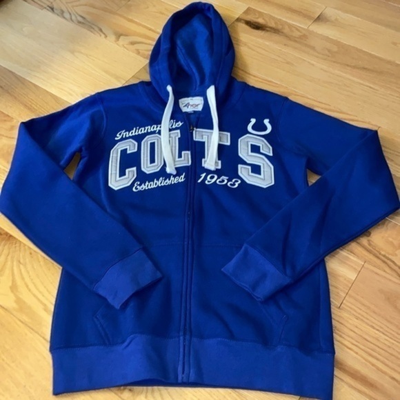 Indianapolis Colts Zipper Hoodie size M in like new condition - Picture 1 of 4